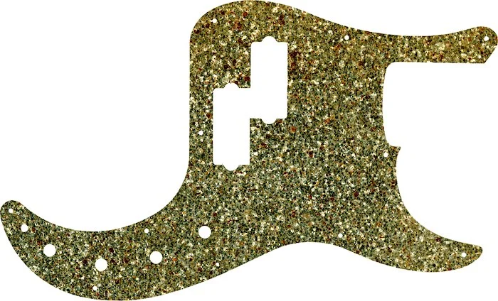 WD Custom Pickguard For Fender American Elite Precision Bass #60GS Gold Sparkle 