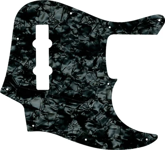 WD Custom Pickguard For Fender American Elite Jazz Bass #28JBK Jet Black Pearl
