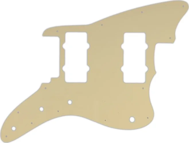 WD Custom Pickguard For Fender American Performer Jazzmaster #06T Cream Thin