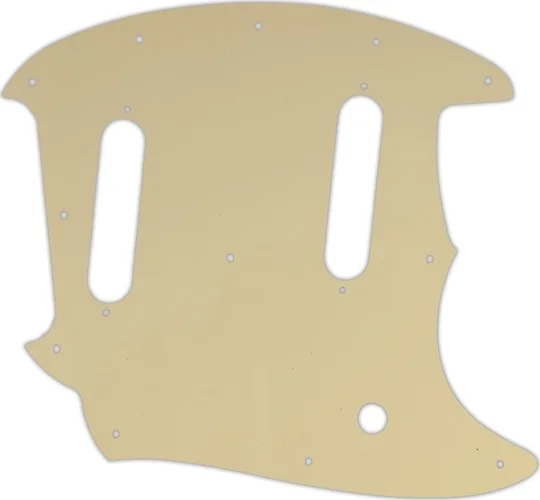 WD Custom Pickguard For Fender American Performer Mustang #06 Cream