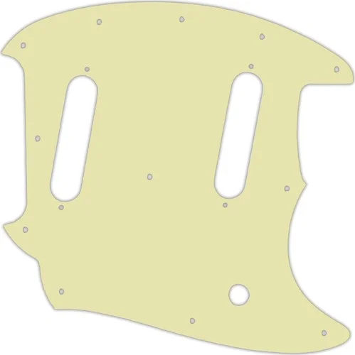 WD Custom Pickguard For Fender American Performer Mustang #34T Mint Green Thin