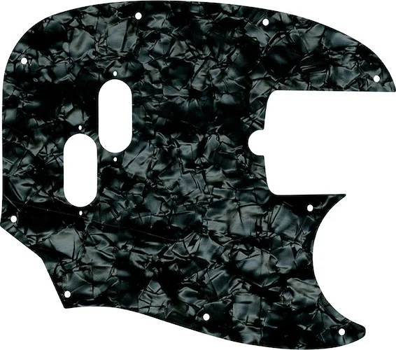 WD Custom Pickguard For Fender American Performer Mustang Bass #28JBK Jet Black Pearl