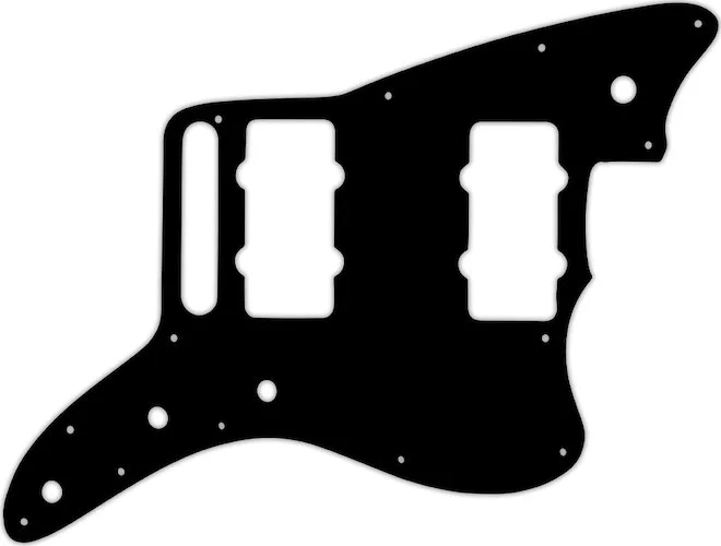 WD Custom Pickguard For Fender American Special Jazzmaster #03 Black/White/Black