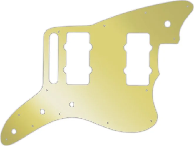 WD Custom Pickguard For Fender American Special Jazzmaster #10GD Gold Mirror