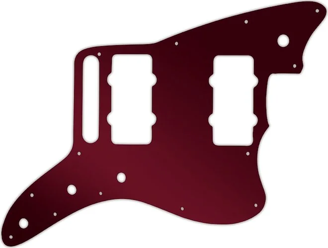 WD Custom Pickguard For Fender American Special Jazzmaster #10R Red Mirror