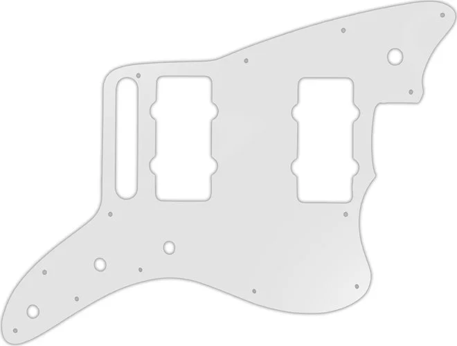 WD Custom Pickguard For Fender American Special Jazzmaster #22 Translucent Milk White