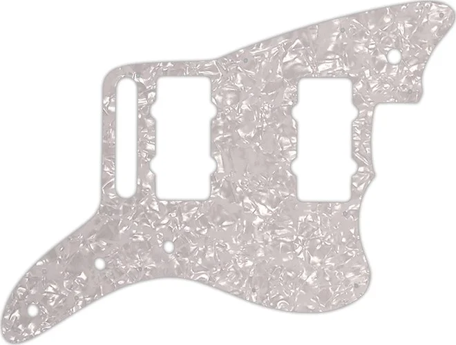 WD Custom Pickguard For Fender American Special Jazzmaster #28 White Pearl/White/Black/White