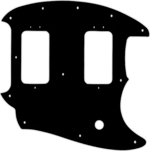 WD Custom Pickguard For Fender American Special Mustang #01 Black