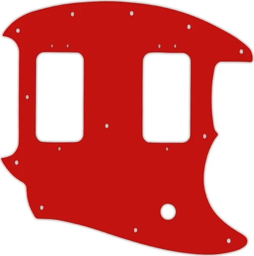 WD Custom Pickguard For Fender American Special Mustang #07 Red/White/Red