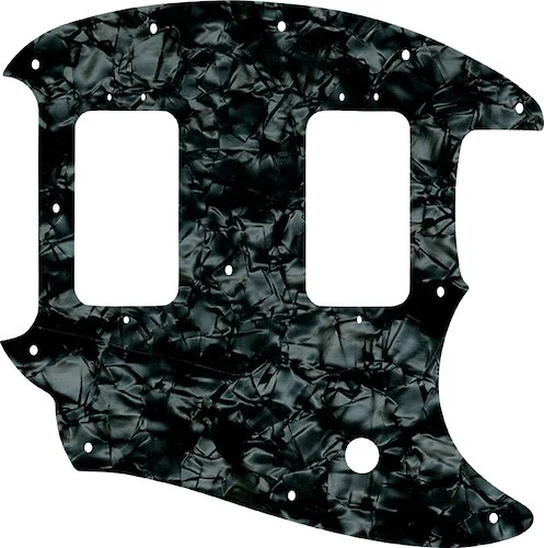 WD Custom Pickguard For Fender American Special Mustang #28JBK Jet Black Pearl