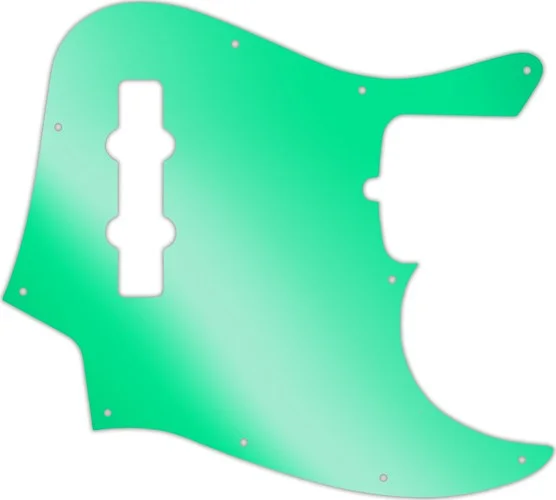 WD Custom Pickguard For Fender American Standard Jazz Bass #10GR Green Mirror