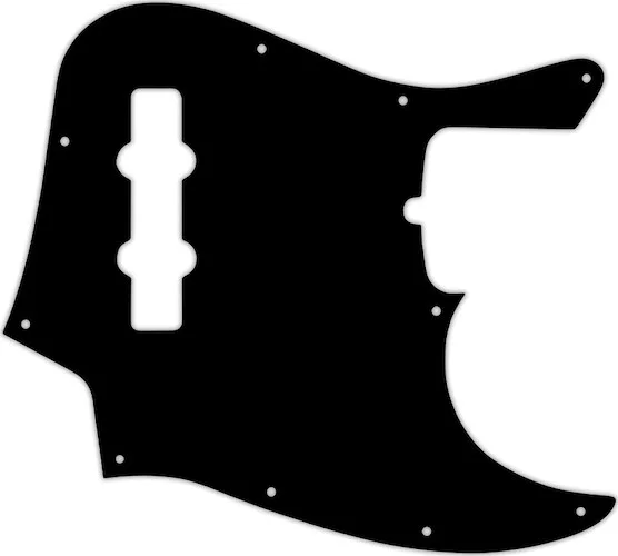 WD Custom Pickguard For Fender American Standard Jazz Bass #29T Matte Black Thin