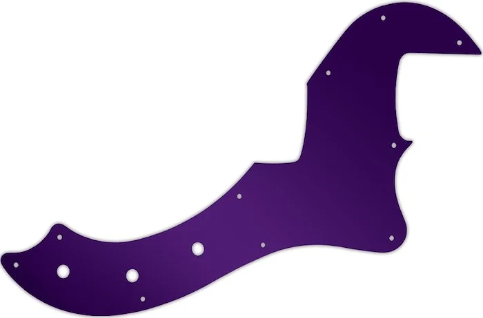 WD Custom Pickguard For Fender American Standard Dimension Bass IV #10PR Purple Mirror