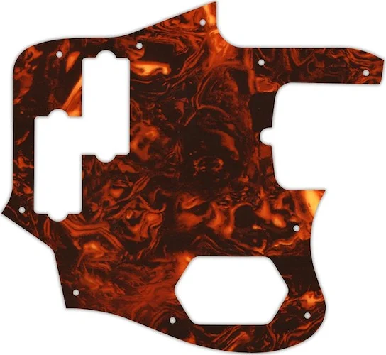 WD Custom Pickguard For Fender American Standard Jaguar Bass #05F Faux Tortiose