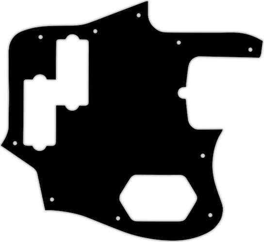 WD Custom Pickguard For Fender American Standard Jaguar Bass #38 Black/Cream/Black