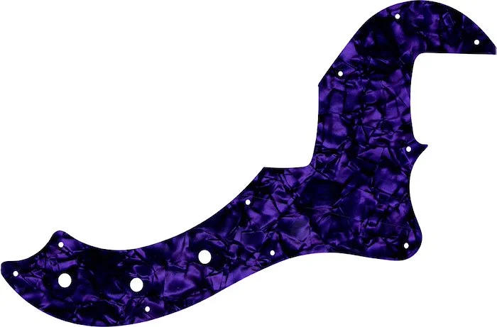 WD Custom Pickguard For Fender American Standard Dimension Bass IV #28PR Purple Pearl