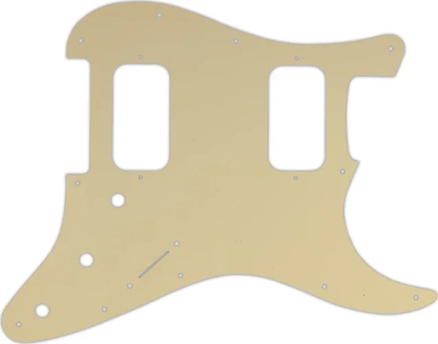WD Custom Pickguard For Fender Big Apple Or Double Fat Stratocaster #06T Cream Thin