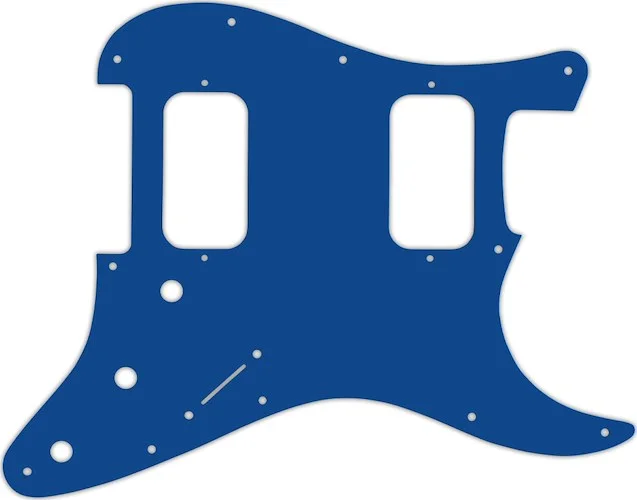 WD Custom Pickguard For Fender Big Apple Or Double Fat Stratocaster #08 Blue/White/Blue