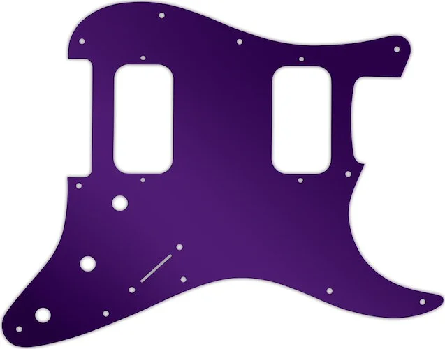 WD Custom Pickguard For Fender Big Apple Or Double Fat Stratocaster #10PR Purple Mirror