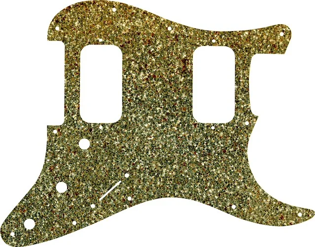 WD Custom Pickguard For Fender Big Apple Or Double Fat Stratocaster #60GS Gold Sparkle 