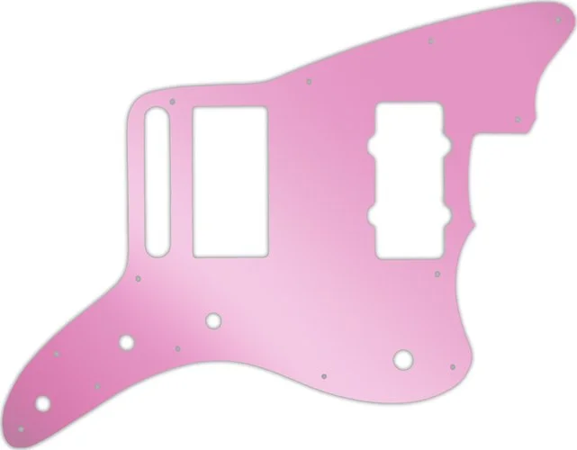 WD Custom Pickguard For Fender Blacktop Jazzmaster #10P Pink Mirror