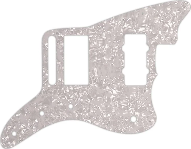 WD Custom Pickguard For Fender Blacktop Jazzmaster #28 White Pearl/White/Black/White