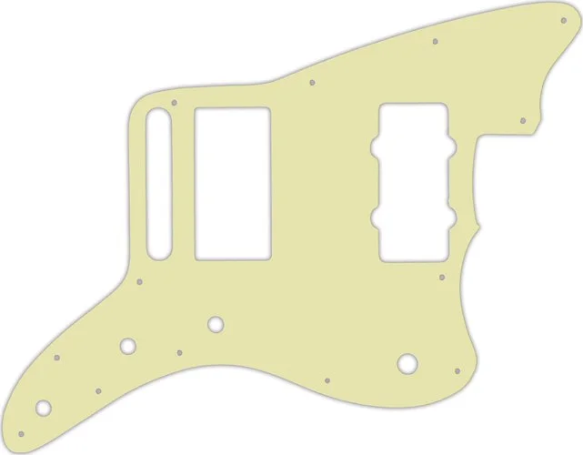 WD Custom Pickguard For Fender Blacktop Jazzmaster #34S Mint Green Solid