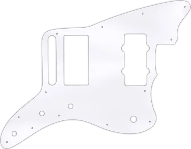 WD Custom Pickguard For Fender Blacktop Jazzmaster #45 Clear Acrylic