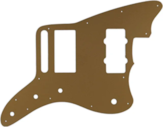 WD Custom Pickguard For Fender Blacktop Jazzmaster #59 Gold/Clear/Gold