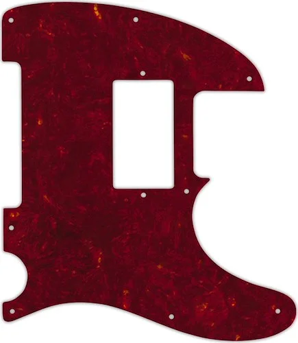 WD Custom Pickguard For Fender Blacktop Telecaster #05R Tortoise Shell Red