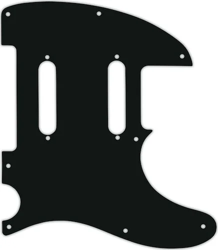 WD Custom Pickguard For Fender Blacktop Baritone Telecaster #01A Black Acrylic