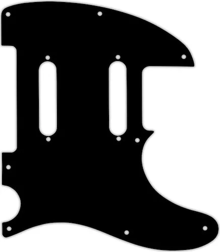 WD Custom Pickguard For Fender Blacktop Baritone Telecaster #01T Black Thin