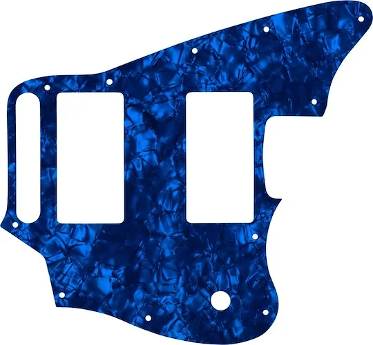 WD Custom Pickguard For Fender Blacktop Jaguar #28DBP Dark Blue Pearl/Black/White/Black