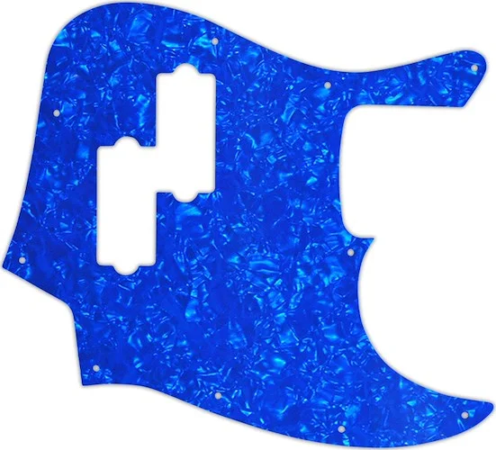 WD Custom Pickguard For Fender Blacktop Jazz Bass #28BU Blue Pearl/White/Black/White