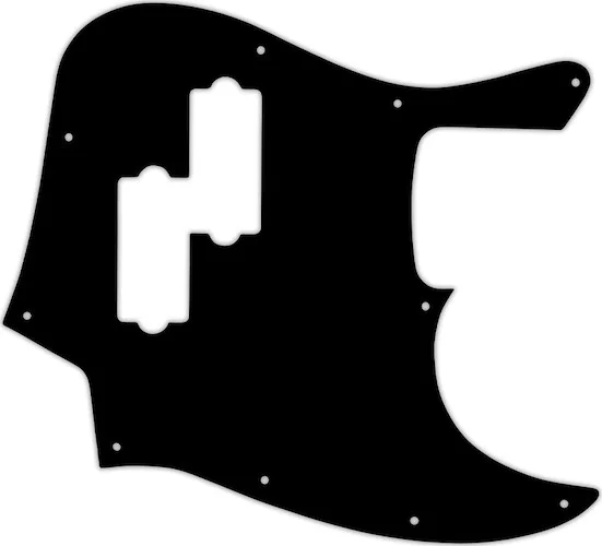 WD Custom Pickguard For Fender Blacktop Jazz Bass #01 Black
