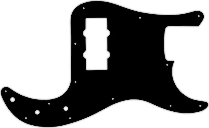 WD Custom Pickguard For Fender Blacktop Precision Bass #03P Black/Parchment/Black