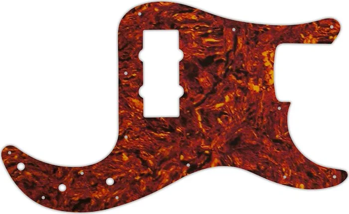 WD Custom Pickguard For Fender Blacktop Precision Bass #05P Tortoise Shell/Parchment