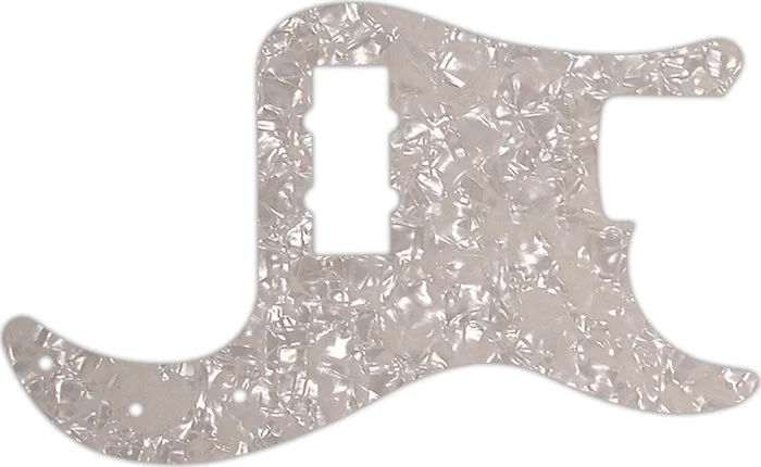 WD Custom Pickguard For Fender Blacktop Precision Bass #28A Aged Pearl/White/Black/White