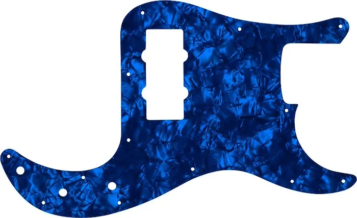WD Custom Pickguard For Fender Blacktop Precision Bass #28DBP Dark Blue Pearl/Black/White/Black