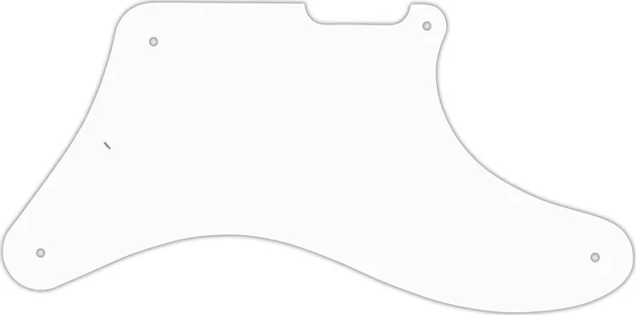 WD Custom Pickguard For Fender Cabronita Telecaster #02T White Thin
