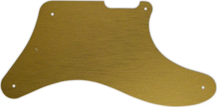 WD Custom Pickguard For Fender Cabronita Telecaster #14 Simulated Brushed Gold/Black PVC