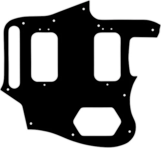 WD Custom Pickguard For Fender Classic Player Jaguar Special HH #09 Black/White/Black/White/Black