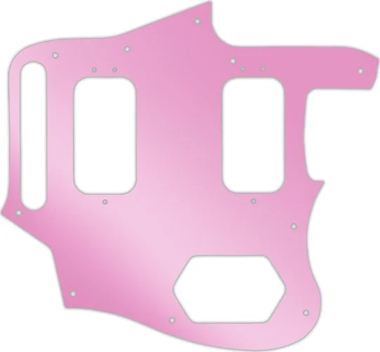 WD Custom Pickguard For Fender Classic Player Jaguar Special HH #10P Pink Mirror