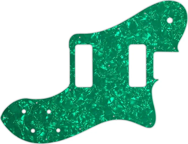 WD Custom Pickguard For Fender Classic Player Telecaster Deluxe Black Dove #28GR Green Pearl/White/B