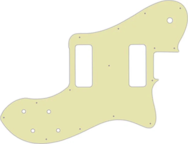 WD Custom Pickguard For Fender Classic Player Telecaster Deluxe Black Dove #34T Mint Green Thin