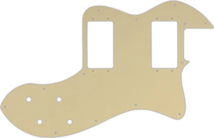 WD Custom Pickguard For Fender Classic Player Telecaster Thinline Deluxe #06T Cream Thin