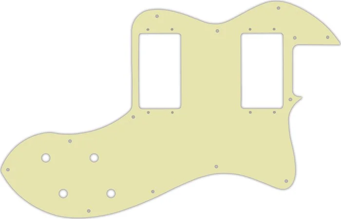WD Custom Pickguard For Fender Classic Player Telecaster Thinline Deluxe #34T Mint Green Thin