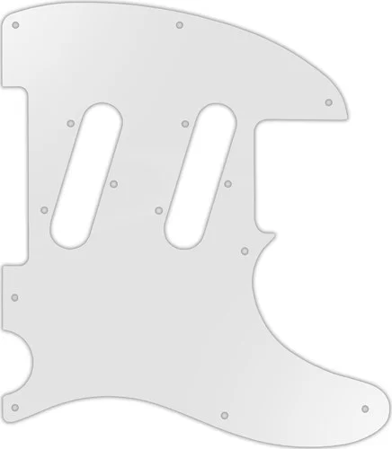 WD Custom Pickguard For Fender Classic Player Triple Telecaster #22 Translucent Milk White