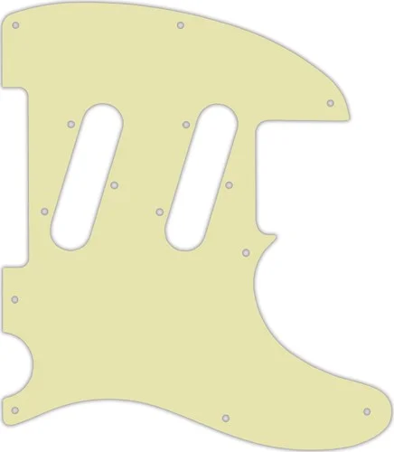 WD Custom Pickguard For Fender Classic Player Triple Telecaster #34 Mint Green 3 Ply