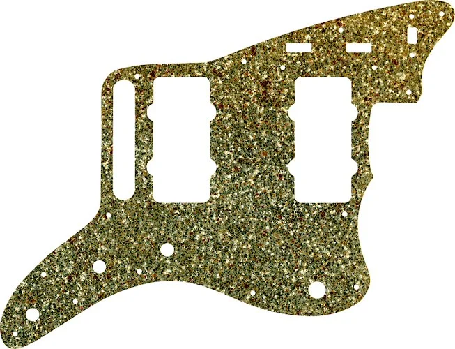 WD Custom Pickguard For Fender Classic Player Jazzmaster Special #60GS Gold Sparkle 